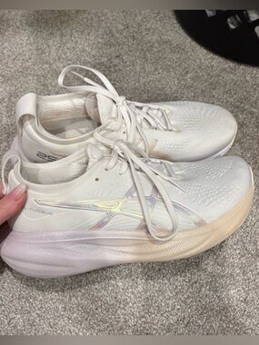 ASICS Womens Size 9 Nimbus Gel 25 25th Anniversary Running Shoes White